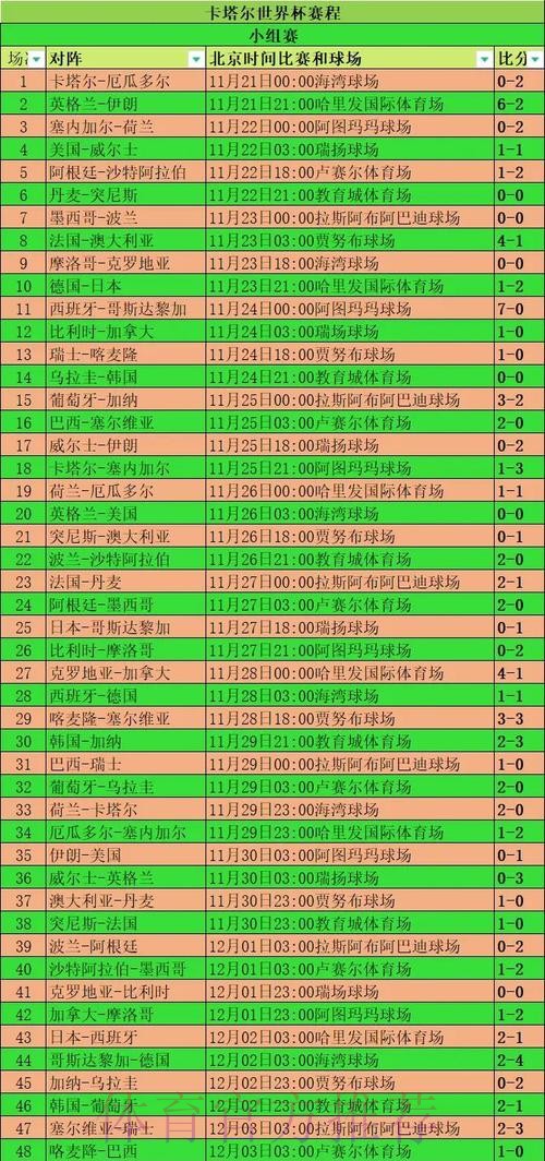 全面解析世界杯比赛统计数据